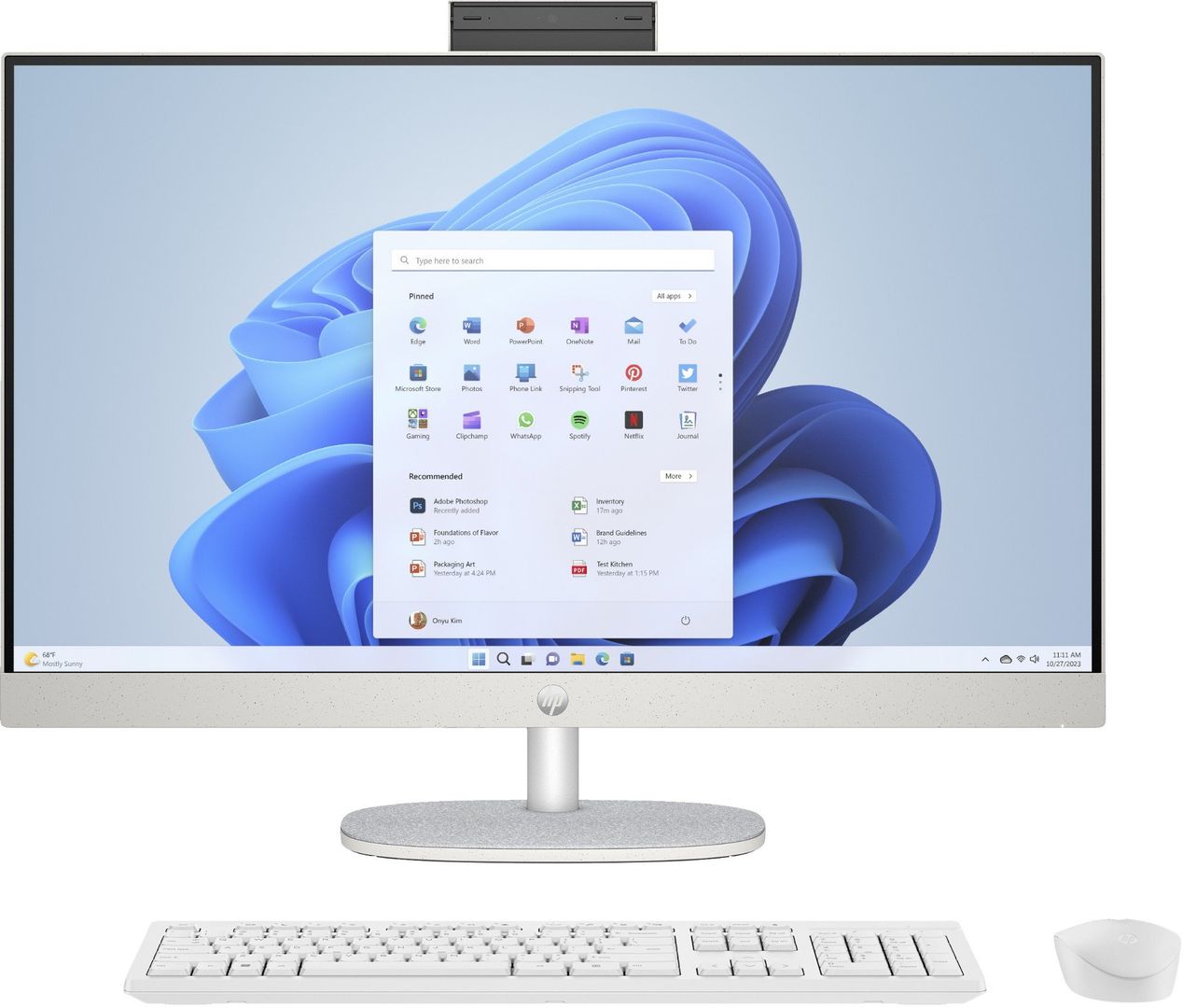 HP 27-cr1003na Intel Core Ultra 7 155U 68.6 cm (27") 1920 x 1080 - Image 1