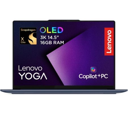 LENOVO Yoga Slim 7X 14" Laptop, Copilot PC - Snapdragon X Elite, 1 TB SSD, Cosmic Blue, Blue - Thumbnail 2