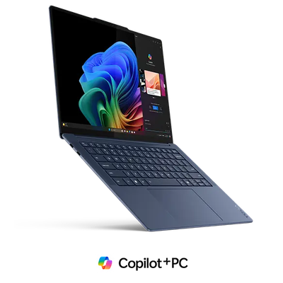 LENOVO Yoga Slim 7X 14" Laptop, Copilot PC - Snapdragon X Elite, 1 TB SSD, Cosmic Blue, Blue
