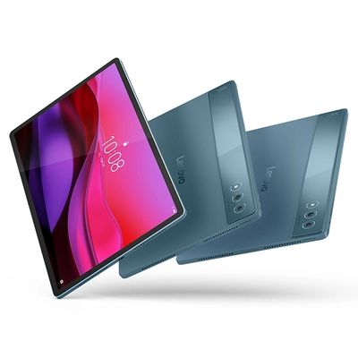 LENOVO Yoga Tab Plus 12.7" Tablet with Keyboard & Pen - 256 GB, Tidal Teal, Blue