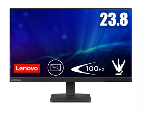 LENOVO L24-4e Full HD 23.8" IPS Monitor - Raven Black, Black