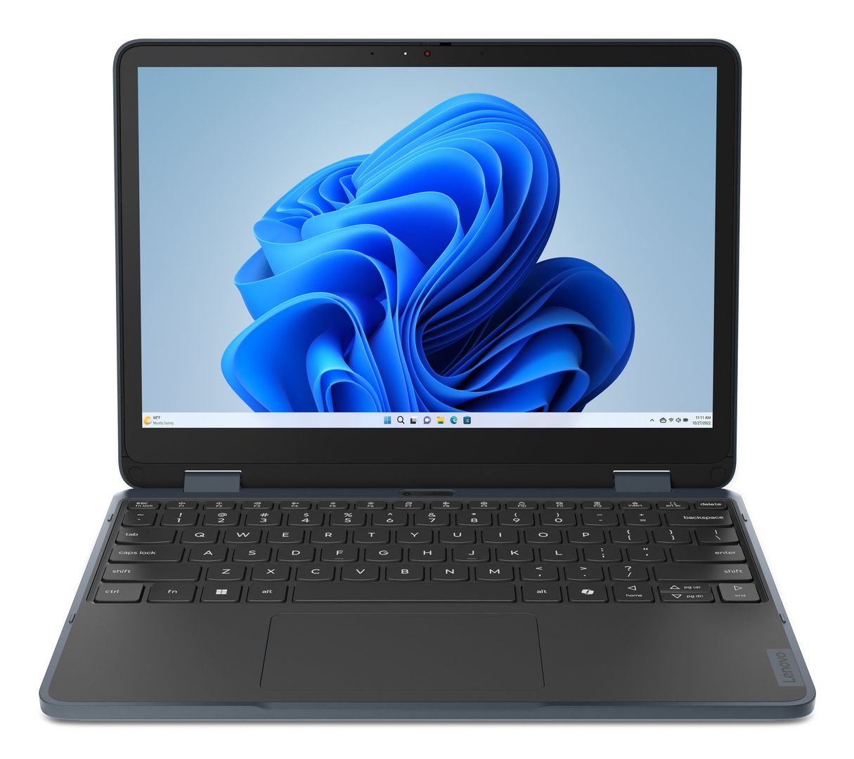 Lenovo 500w 2-in-1 Gen 5 Intel® N N150 Hybrid (2-in-1) 31 cm (12.2") Touchscreen WUXGA 8 GB LPDDR5-SDRAM 128 GB SSD Wi-Fi 6E (802.11ax) Windows 11 Pro English Grey - Image 1