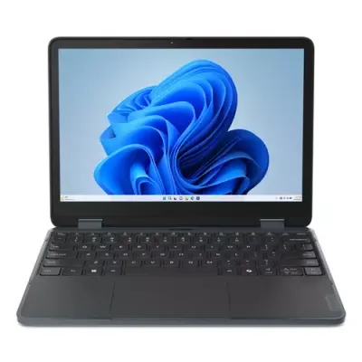 Lenovo 500w 2-in-1 Gen 5 Intel® N N150 Hybrid (2-in-1) 31 cm (12.2") Touchscreen WUXGA 8 GB LPDDR5-SDRAM 128 GB SSD Wi-Fi 6E (802.11ax) Windows 11 Pro English Grey - Thumbnail 2
