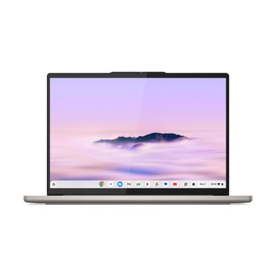 LENOVO Chromebook Plus 14" - MediaTek Kompanio Ultra 910, 128 GB UFS, Grey, Silver/Grey