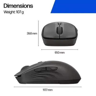 HP 405 Quiet Wireless Mouse - Thumbnail 3