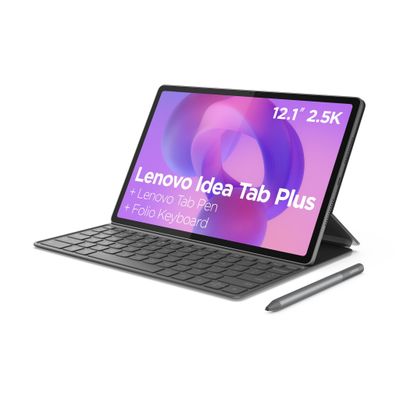 LENOVO Idea Tab Plus 12.1" Tablet - 256 GB, Luna Grey, Silver/Grey