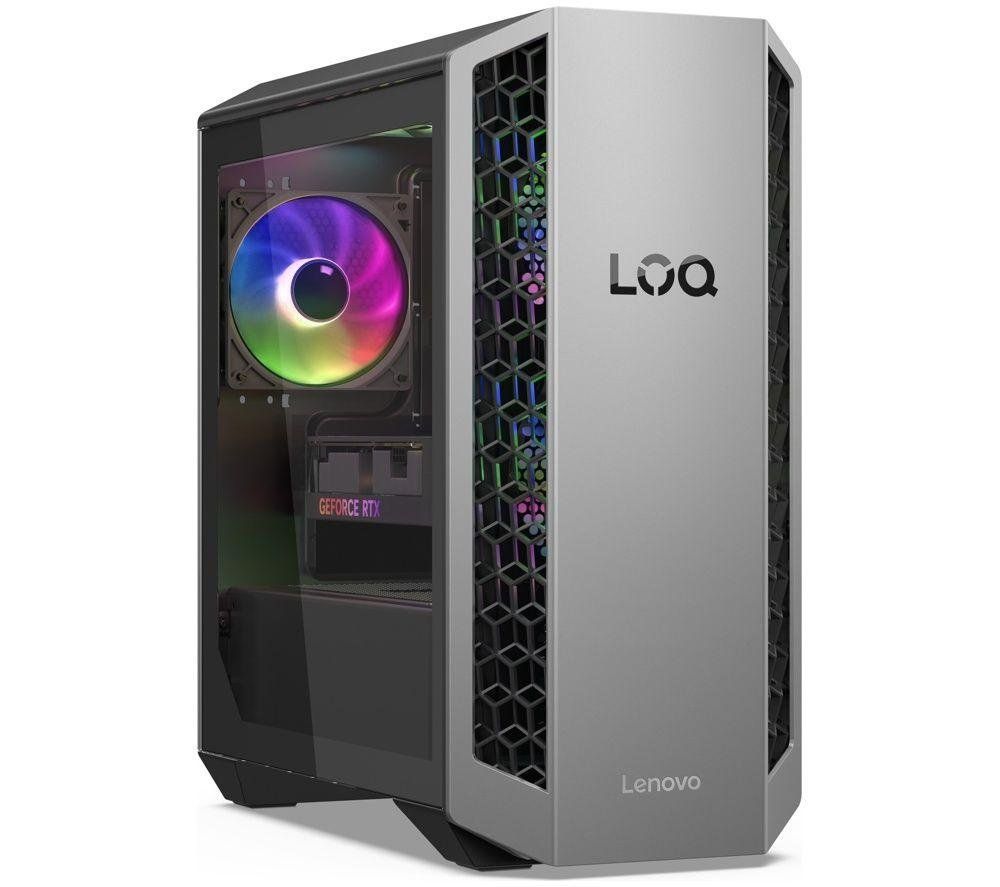 LENOVO LOQ Gaming PC - AMD Ryzen™ 7, RTX 5050, 1 TB SSD, Black,Silver/Grey - Image 1