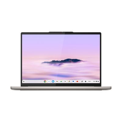 LENOVO 83MY002HUK 14" Chromebook - MediaTek Kompanio Ultra, 128 GB UFS, Seashell, Silver/Grey - Thumbnail 2