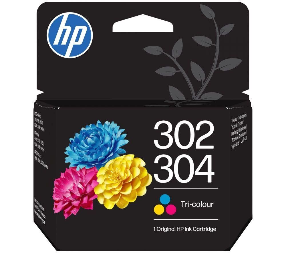 HP 302/304 Original Tri-colour Ink Cartridge, Tri-colour - Image 1