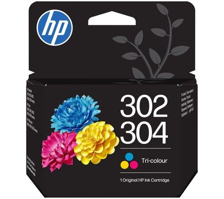 HP 302/304 Original Tri-colour Ink Cartridge, Tri-colour