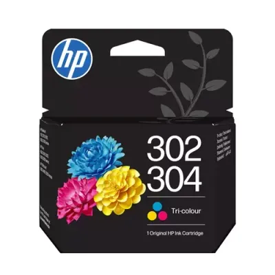 HP 302/304 Original Tri-colour Ink Cartridge, Tri-colour - Thumbnail 2
