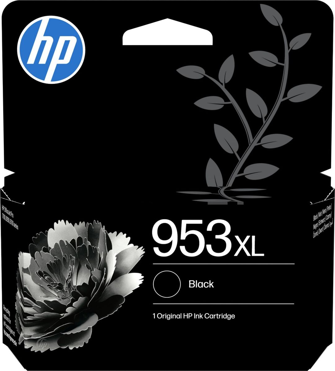 HP 953XL Original Black Ink Cartridge, Black - Image 1