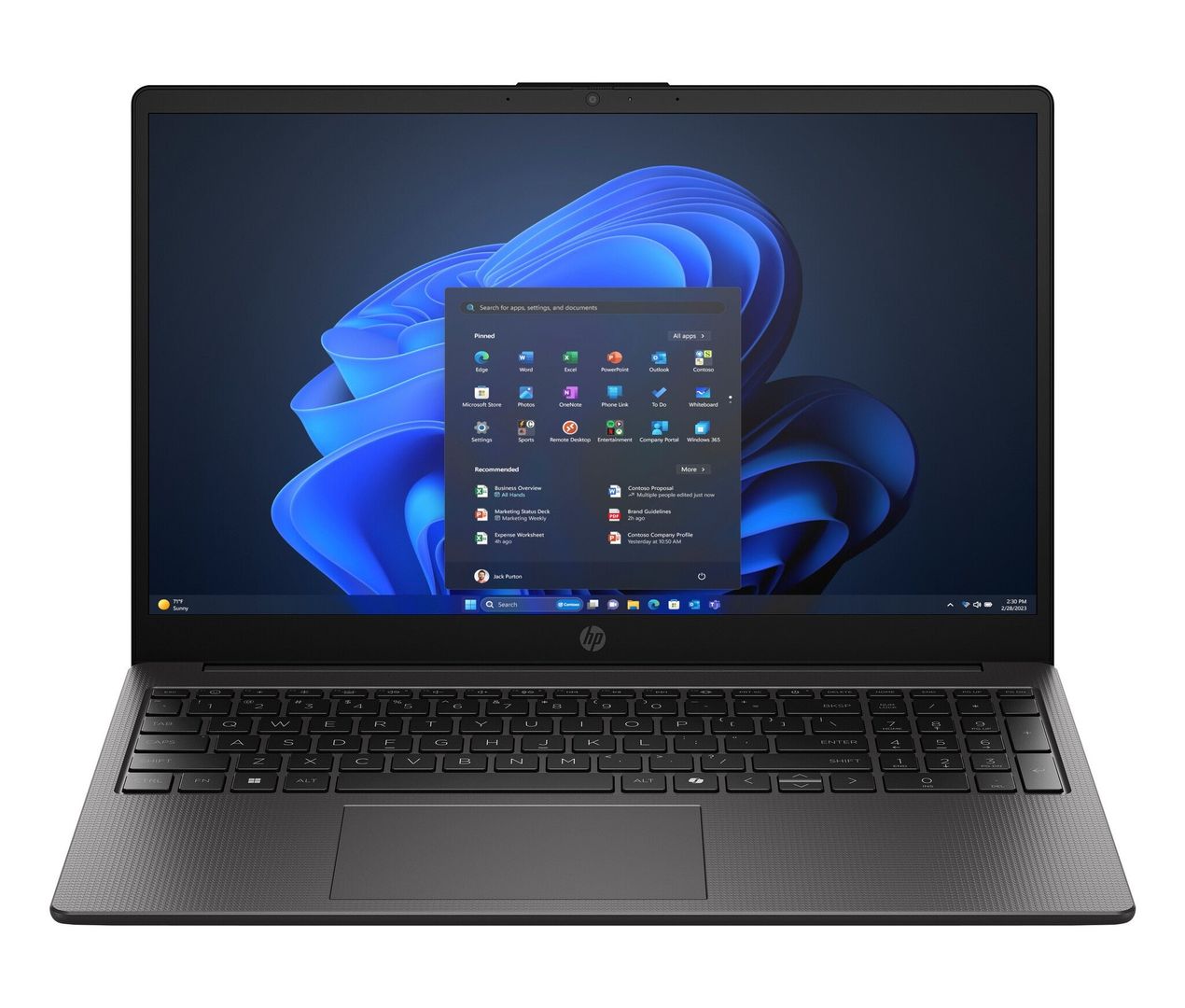 HP 250R 15.6 inch G10 Notebook PC Intel Core 7 150U Laptop 39.6 cm (15 - Image 1