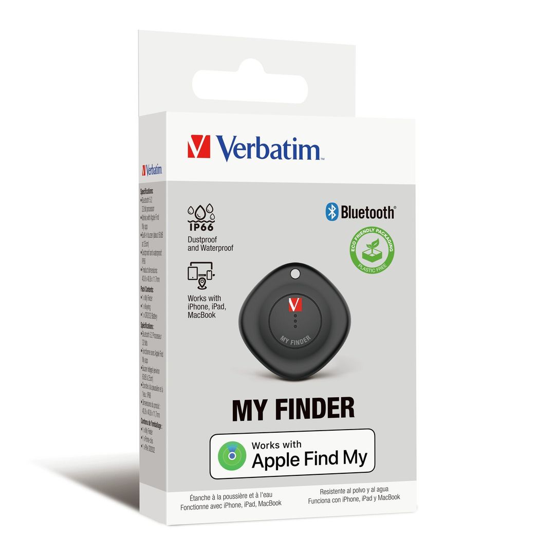 Verbatim MYF-01 Bluetooth Item Finder 1 pack Black - Image 1