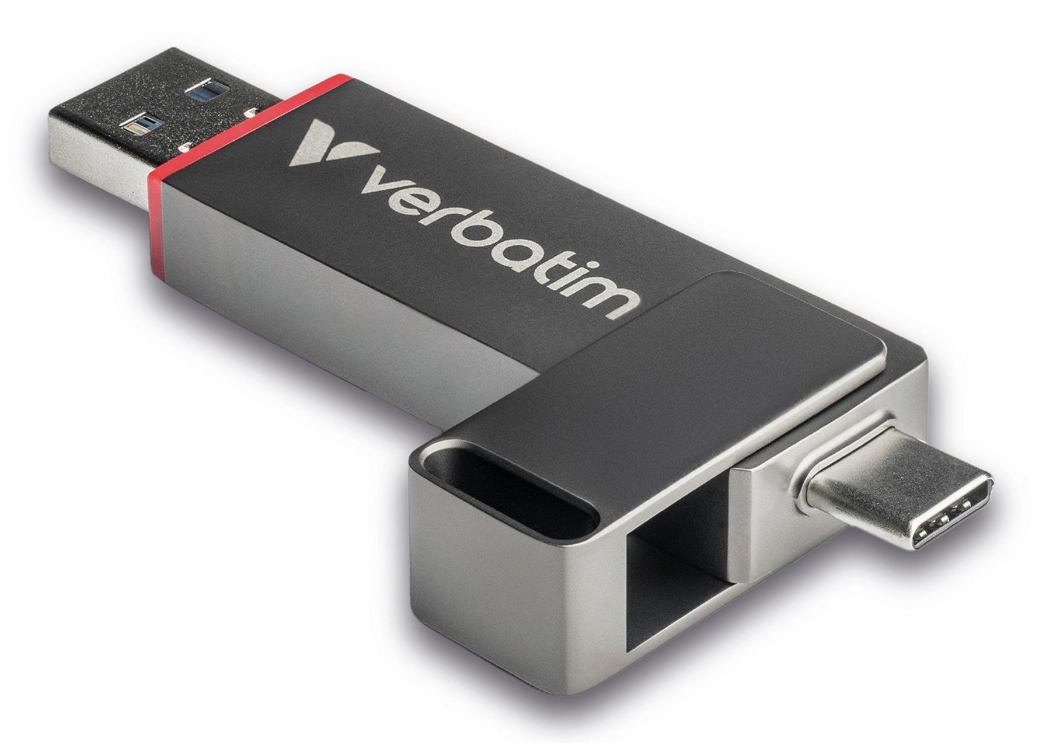 Verbatim Dual QuickStick USB flash drive 1 TB USB Type-A / USB Type-C 3.2 Gen 1 (3.1 Gen 1) Grey - Image 1