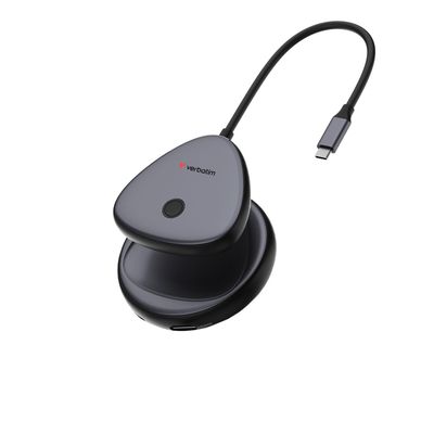Verbatim Share My Screen USB-C Wireless Display Adapter 4K with Hub WDA-02