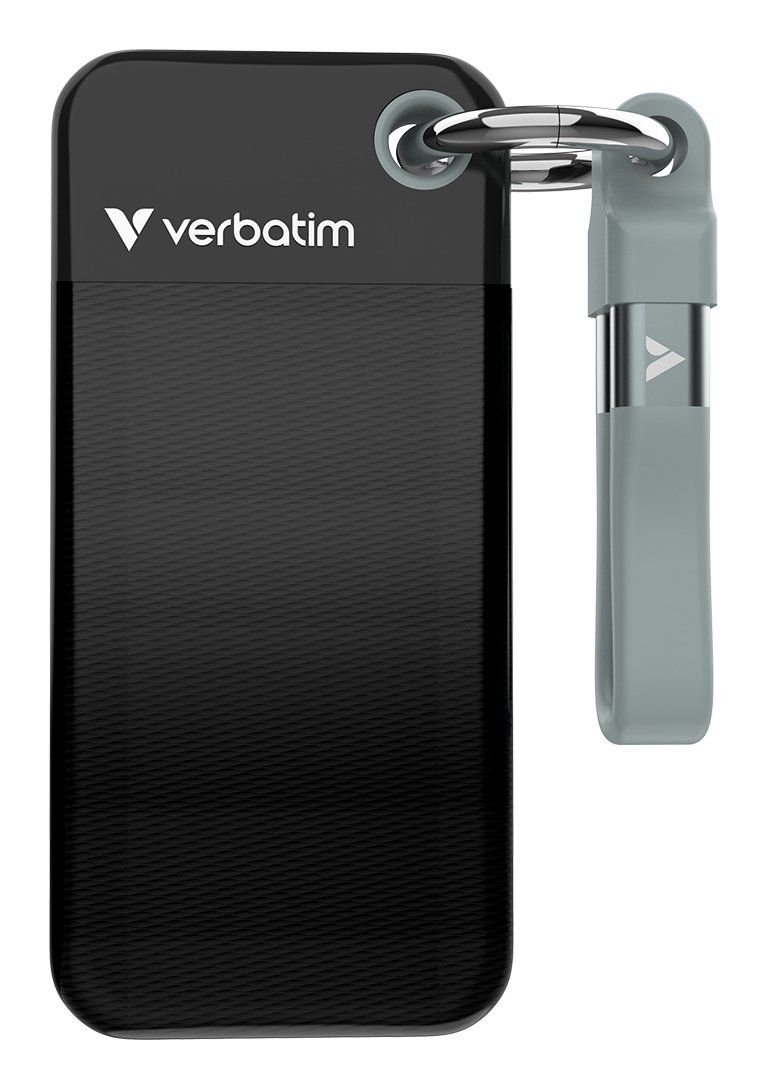 Verbatim Pocket SSD USB 3.2 Gen 2 2TB Black/Grey - Image 1