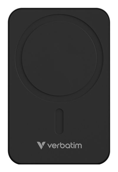 Verbatim Charge 'n' Go Essentials Power Bank Magnetic Wireless 20000 mAh Black