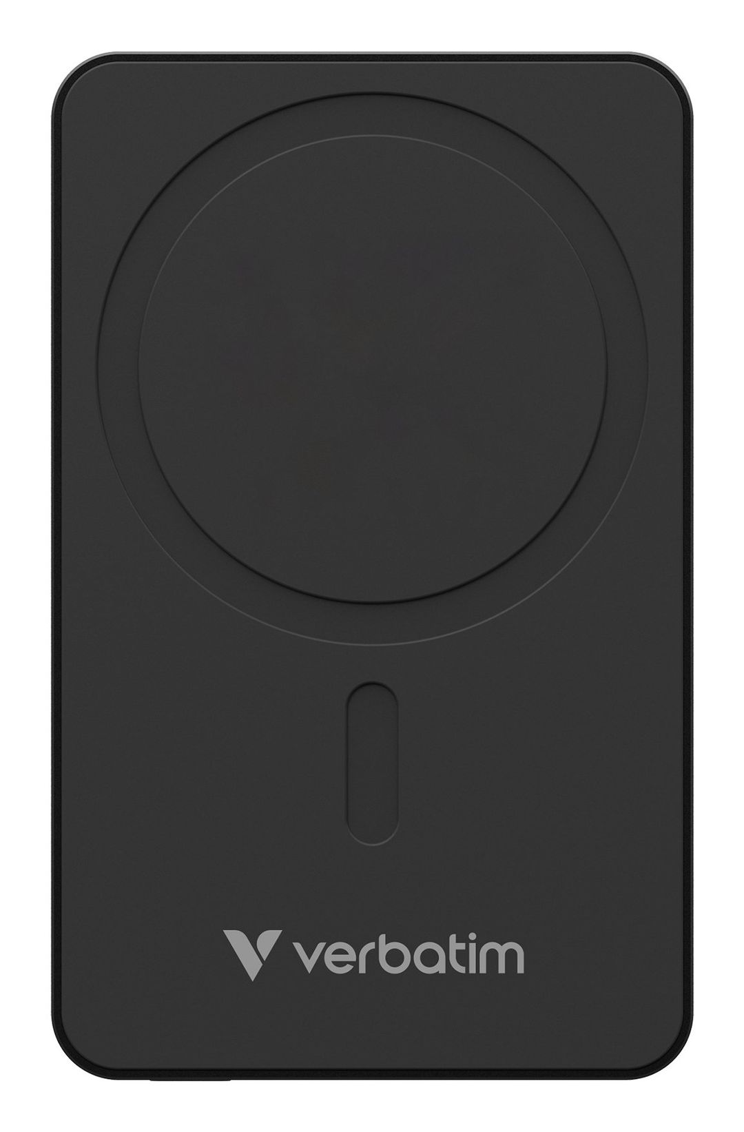 Verbatim Charge 'n' Go Essentials Magnetic Wireless Power Bank 5000 mAh Black - Image 1