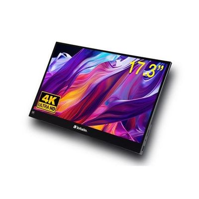 Verbatim Portable Touchscreen Monitor Ultra HD 4K - 17.3”