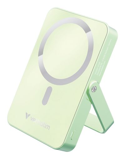 Verbatim Charge 'n' Go Magnetic Wireless Power Bank with sta
