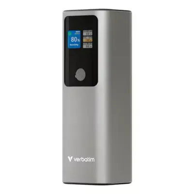 Verbatim Charge 'n' Go Power Bank 27000mAh 183W Grey - Thumbnail 3