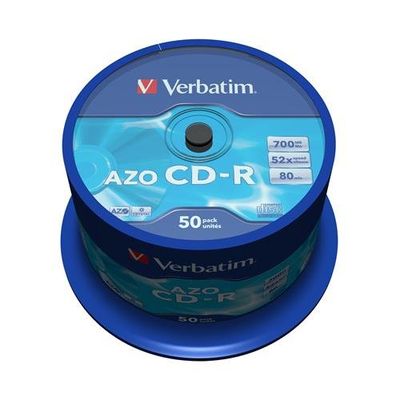 Verbatim CD-R AZO Crystal 700 MB 52x 50 pc(s)