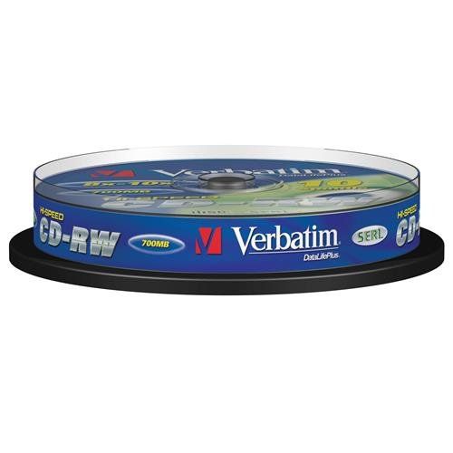 Verbatim CD-RW 12x 700 MB 10 pc(s) - Image 1