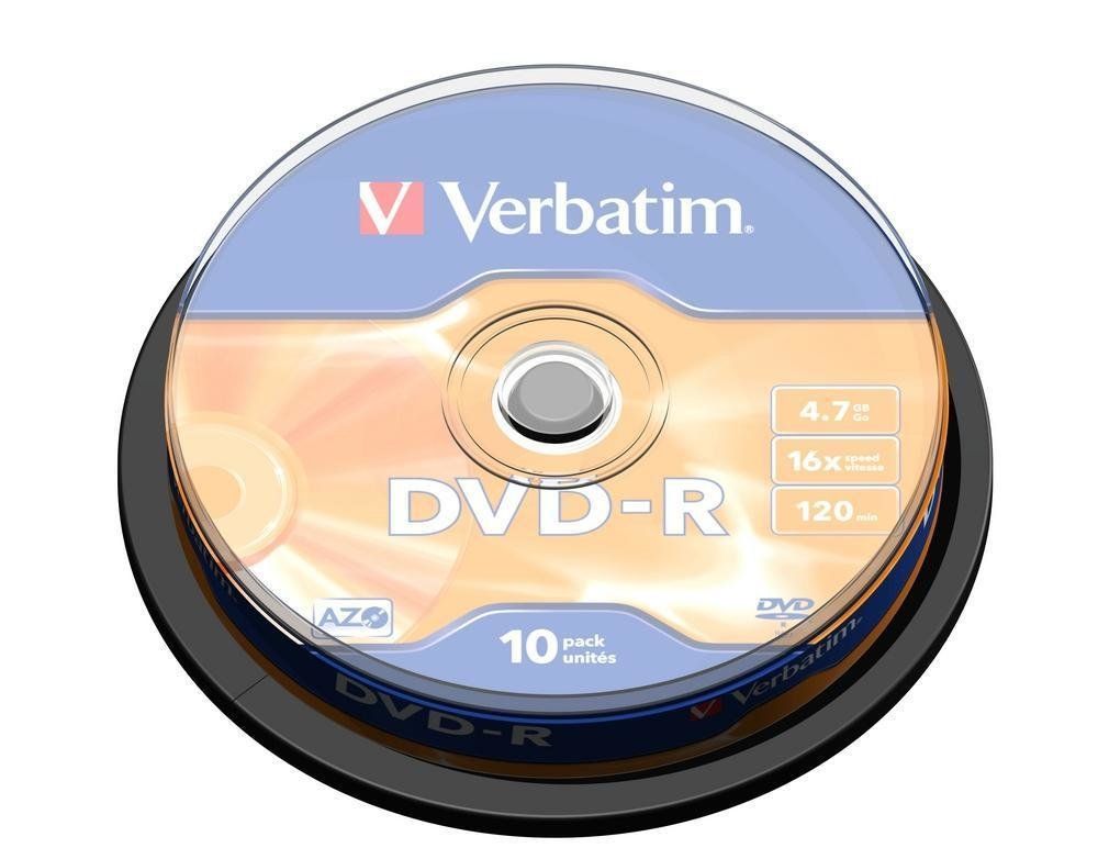 Verbatim DVD-R Matt Silver 4.7 GB 10 pc(s) - Image 1