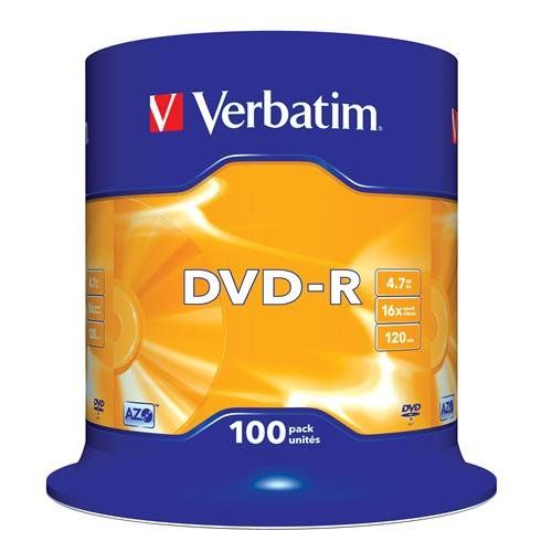 Verbatim DVD-R Matt Silver 4.7 GB 100 pc(s) - Image 1