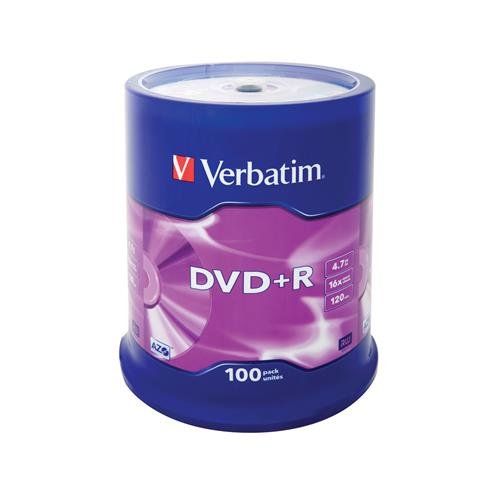 Verbatim DVD+R Matt Silver 4.7 GB 100 pc(s) - Image 1
