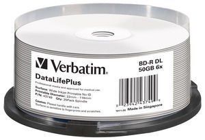 Verbatim DataLifePlus BD-R 50 GB 25 pc(s) - Image 1