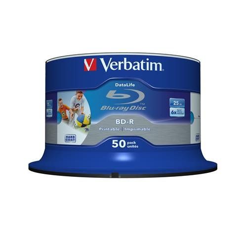 Verbatim 43812 blank Blu-Ray disc BD-R 25 GB 50 pc(s) - Image 1