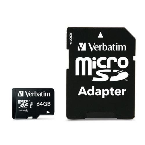 Verbatim Pro 64 GB MicroSDXC UHS Class 10 - Image 1