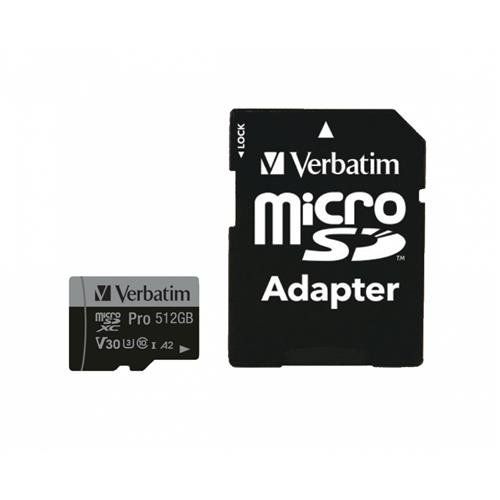 Verbatim Pro U3 512GB Micro SDXC Card - Image 1