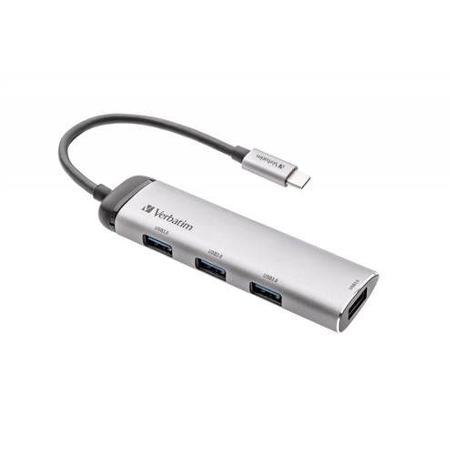 Verbatim USB-C Multiport Hub Four port USB 3.2 Gen 1 - Image 1