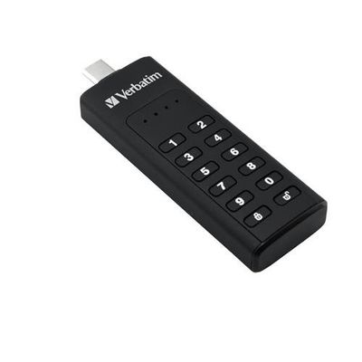 Verbatim Keypad Secure - USB 3.0 Drive with Password Protection and AES-256 HW encryption to protect your data - 64 GB - Black