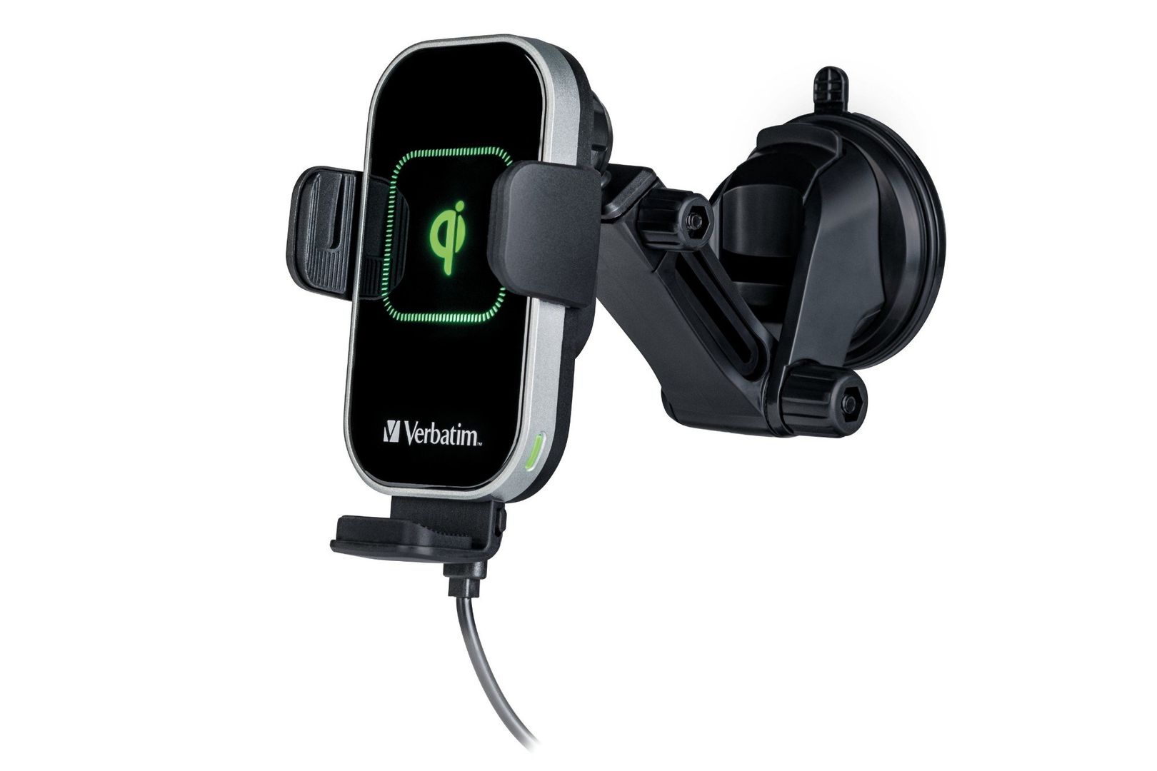 Verbatim FWC-03 Pro Qi Fast Wireless Autoladegerät retail Black - Image 1