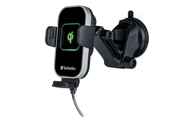 Verbatim FWC-03 Pro Qi Fast Wireless Autoladegerät retail Black