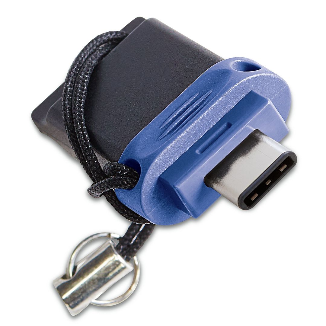 Verbatim Dual - USB 3.0 Drive 32 GB - USB-C / USB-A - Blue - Image 1