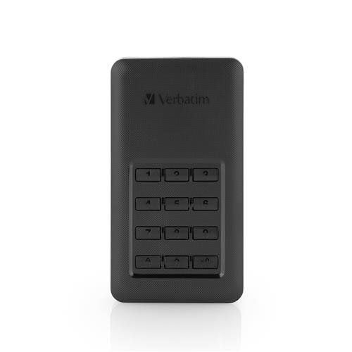 Verbatim Store 'n' Go Portable SSD with Keypad Access 256GB - Image 1