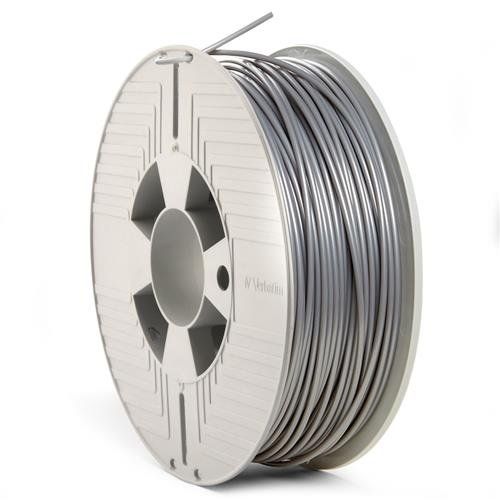 Verbatim 55329 3D printing material Polylactic acid (PLA) Silver 1 kg - Image 1