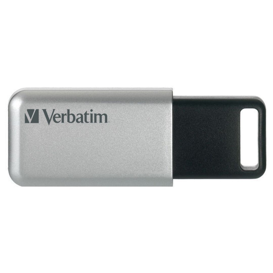 Verbatim Secure Pro - USB 3.0 Drive 16 GB - Silver - Image 1