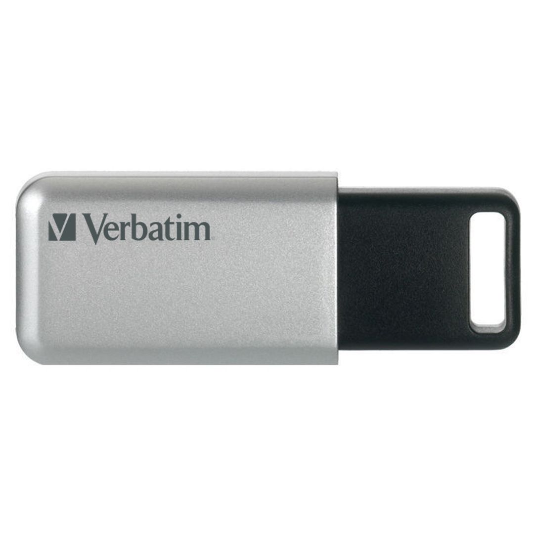 Verbatim Secure Pro - USB 3.0 Drive 64 GB - Silver - Image 1