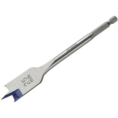 IRWIN Blue Groove 4X Flat Bit 8mm X 152mm - Black