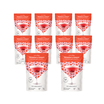 Alco Boba Strawberry Daiquiri Bubble Tea Kit 10 x 80g - Thumbnail 2