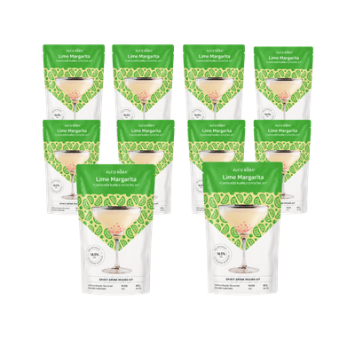 Alco Boba Lime Margarita Bubble Tea Kit 10 x 80g - Thumbnail 2