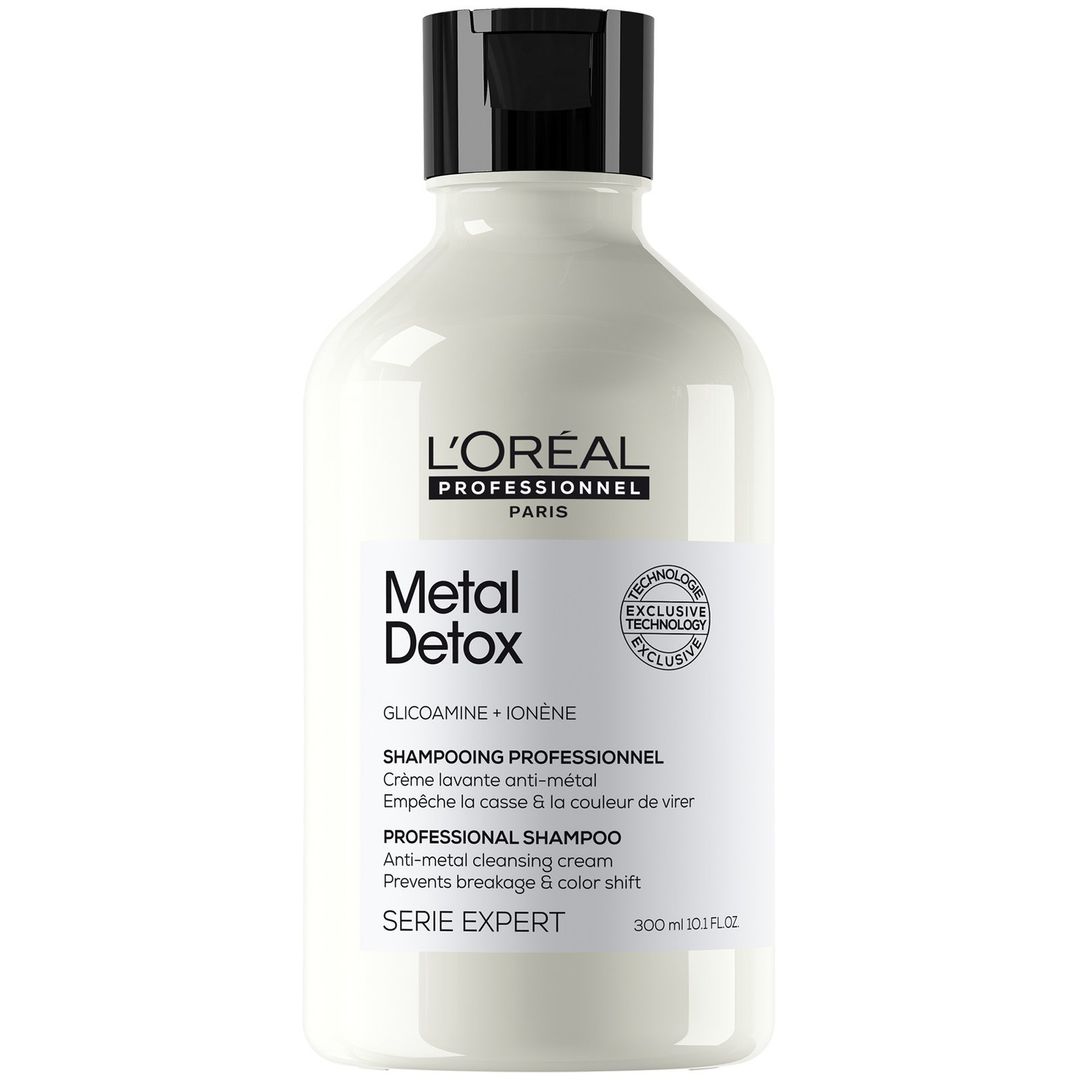 L'Oréal Professionnel Metal Detox Sulphate Free Shampoo 300ml for breakage & colour protection against hard water - Image 1