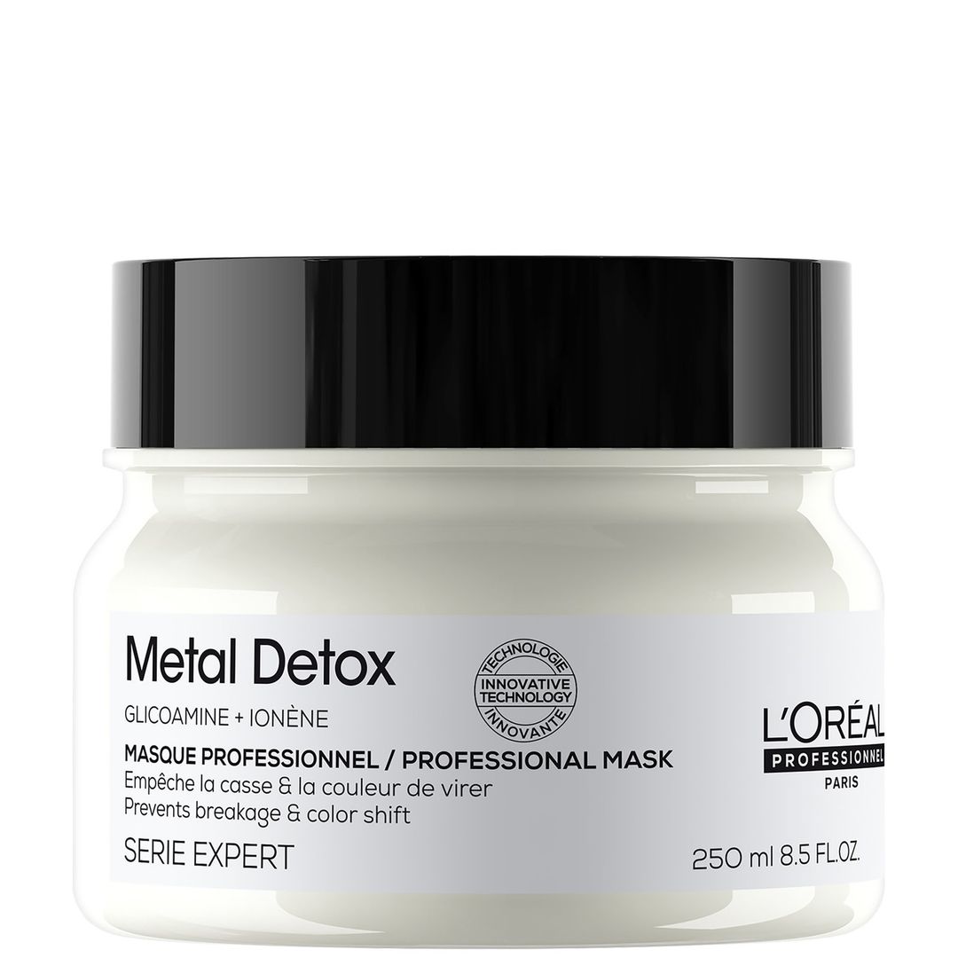 L'Oréal Professionnel Metal Detox Nourishing Hair Mask 250ml for breakage & colour protection against hard water - Image 1
