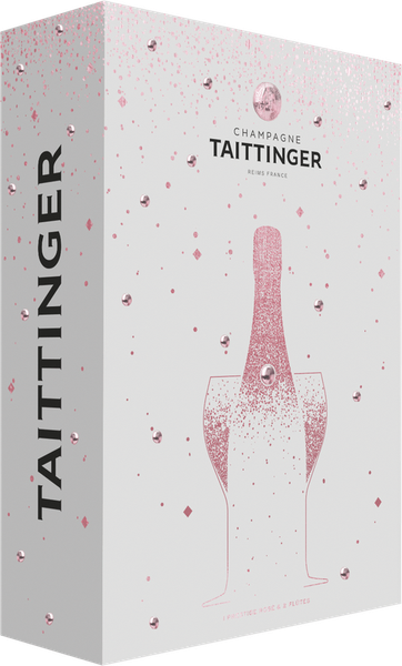 Taittinger Brut Prestige Rose Champagne / Glass Set - Thumbnail 2